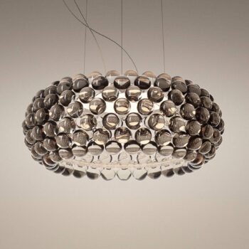 Foscarini Caboche Plus media závesné svietidlo R7s, sivá