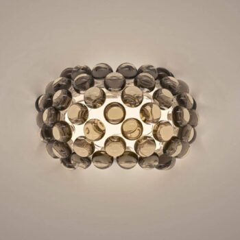 Foscarini Caboche Plus piccola R7s nástenné svietidlo sivé