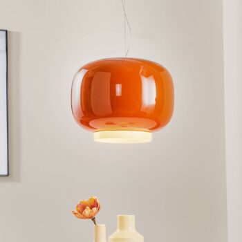 Foscarini Chouchin 1 závesné LED svetlo, oranžová
