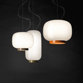 Foscarini Chouchin Reverse 1 LED biela/oranžová