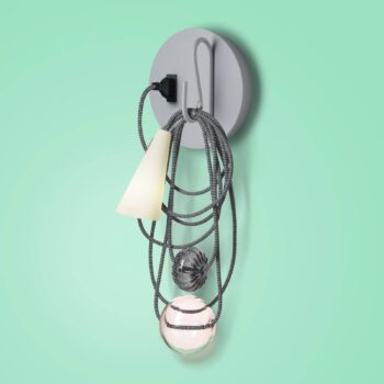 Foscarini Filo nástenné LED svetlo, Amethyst Queen