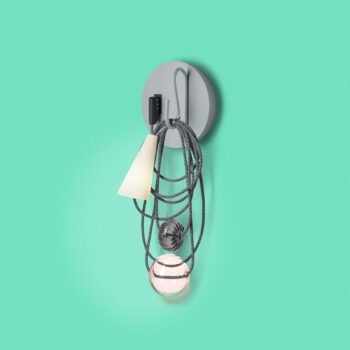Foscarini Filo nástenné LED svetlo, Amethyst Queen