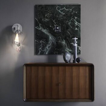 Foscarini Filo nástenné LED svetlo, Amethyst Queen