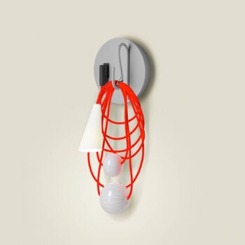 Foscarini Filo nástenné LED svetlo, Eastern Coral