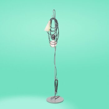 Foscarini Filo stojacia LED lampa, Amethyst Queen