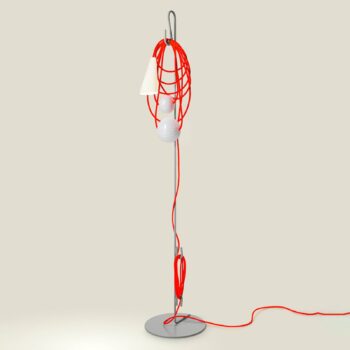 Foscarini Filo stojacia LED lampa, Eastern Coral