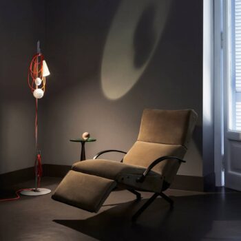 Foscarini Filo stojacia LED lampa, Eastern Coral