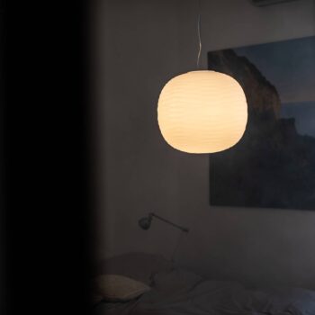 Foscarini Gem E27 LED závesné svietidlo zo skla