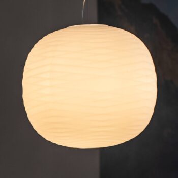 Foscarini Gem E27 LED závesné svietidlo zo skla