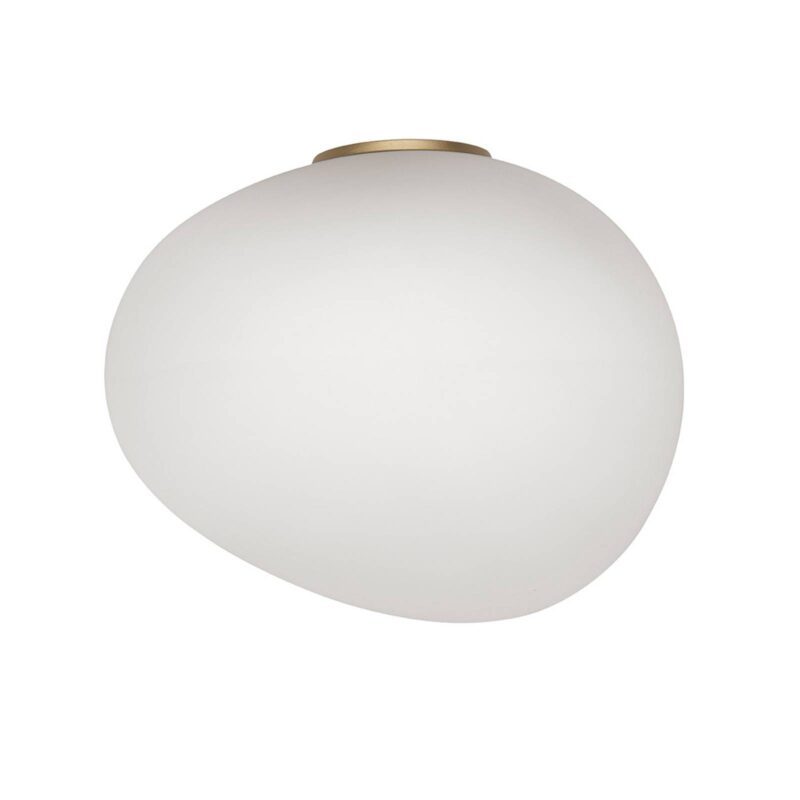 Foscarini Gregg grande semi 1 nástenná lampa zlatá Foscarini Gregg grande semi 1 nástenná lampa zlatá