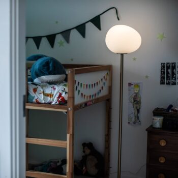 Foscarini Gregg media stojaca lampa, 151 cm grafit