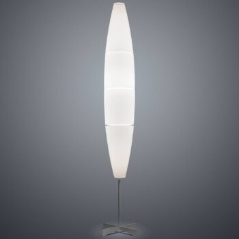 Foscarini Havana stojaca, stmievač, hliník/biela