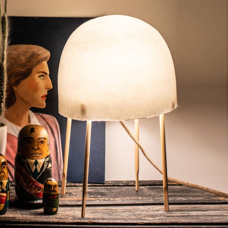 Foscarini Kurage stolová lampa z papiera washi Foscarini Kurage stolová lampa z papiera washi