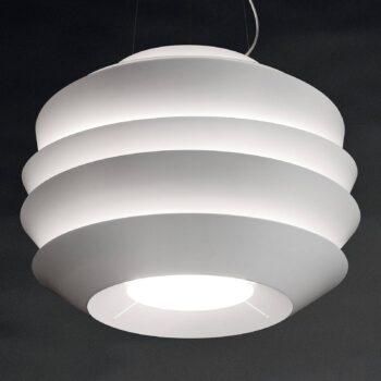Foscarini Le Soleil závesné LED biela stmievateľné