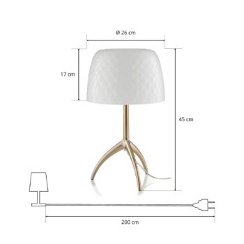 Foscarini Lumiere 30 grande pastilka so stmievačom