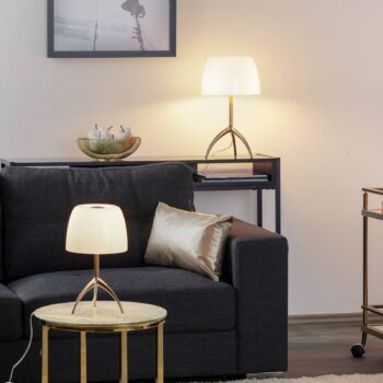 Foscarini Lumiere 30 piccola stolová lampa sklo