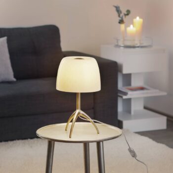 Foscarini Lumiere 30 piccola stolová lampa sklo