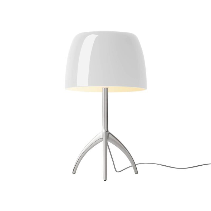 Foscarini Lumiere grande hliník/biela stmievateľná Foscarini Lumiere grande hliník/biela stmievateľná