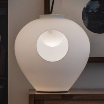 Foscarini Madre LED sklenená stolová lampa so stmievačom