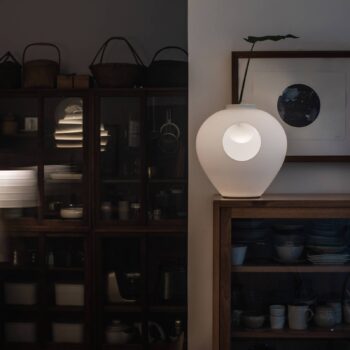Foscarini Madre LED sklenená stolová lampa so stmievačom