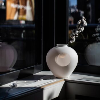 Foscarini Madre LED sklenená stolová lampa so stmievačom