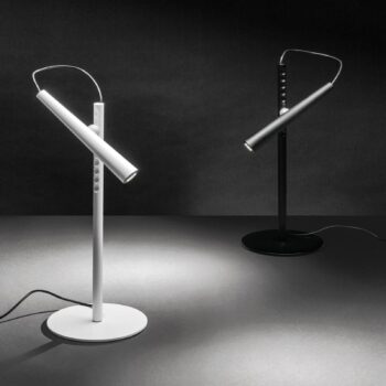 Foscarini Magneto stolová LED lampa, biela