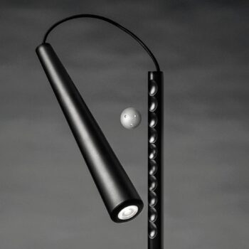 Foscarini Magneto stolová LED lampa, čierna