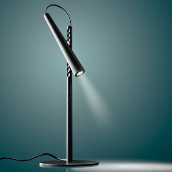 Foscarini Magneto stolová LED lampa, čierna
