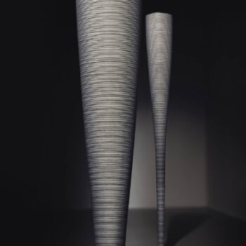 Foscarini Mite stojaca LED lampa, čierna