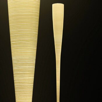 Foscarini Mite stojacia LED lampa, žltá