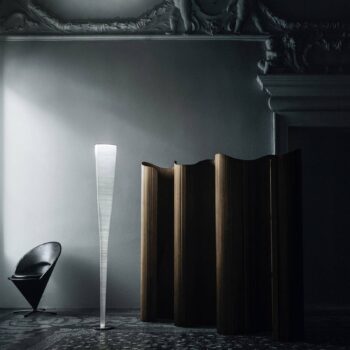 Foscarini Mite stojacia lampa E27, čierna