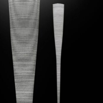 Foscarini Mite stojacia lampa E27, čierna