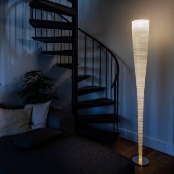 Foscarini Mite stojacia lampa E27, žltá