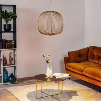 Foscarini MyLight Spokes 2 midi závesná, zlatá