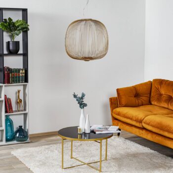 Foscarini MyLight Spokes 2 midi závesná, zlatá