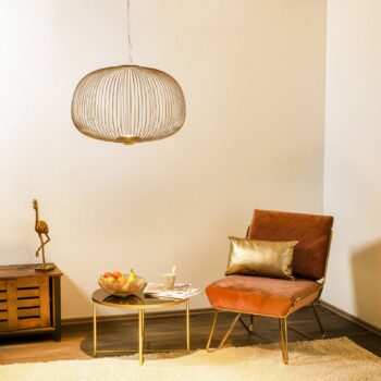 Foscarini MyLight Spokes 3 závesné LED, zlatá