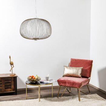 Foscarini MyLight Spokes 3 závesné LED, zlatá