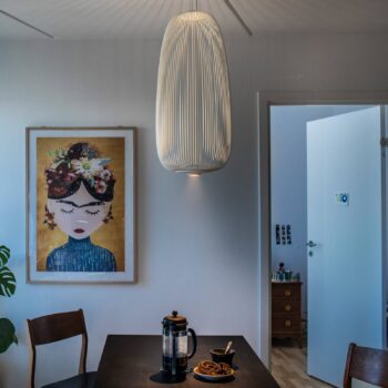 Foscarini Spokes 1 závesné LED svetlo biela
