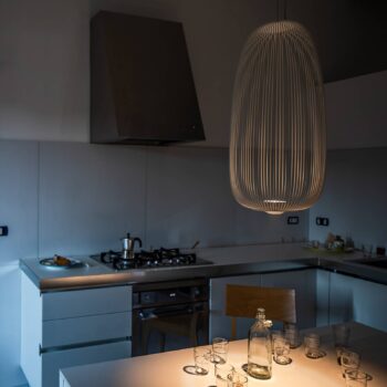 Foscarini Spokes 1 závesné LED svetlo biela