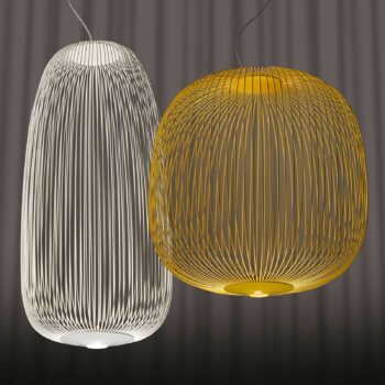 Foscarini Spokes 1 závesné LED svetlo biela