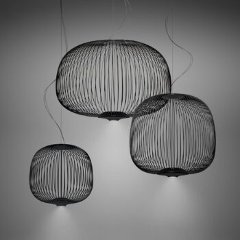 Foscarini Spokes 2 piccola závesná stmieva čierna