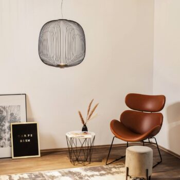 Foscarini Spokes 2 závesné LED svetlo grafit