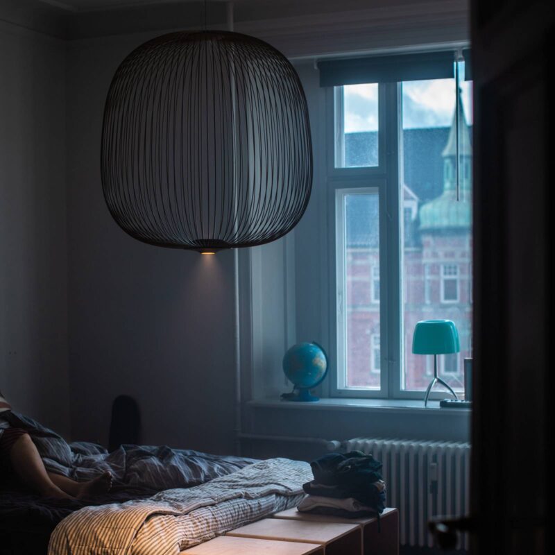 Foscarini Spokes 2 závesné LED svetlo grafit Foscarini Spokes 2 závesné LED svetlo grafit