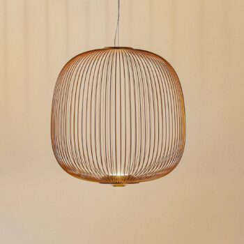 Foscarini Spokes 2 závesné LED svetlo medená