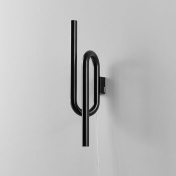 Foscarini Tobia nástenné LED svetlo kábel čierna