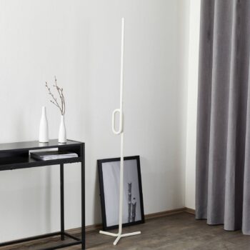 Foscarini Tobia terra stojaca LED lampa, biela