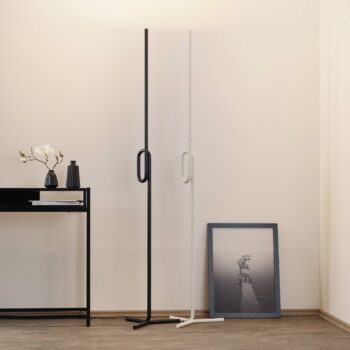 Foscarini Tobia terra stojaca LED lampa, biela