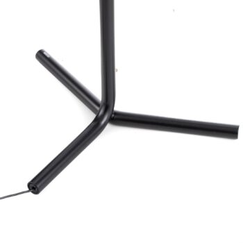 Foscarini Tobia terra stojaca LED lampa, čierna