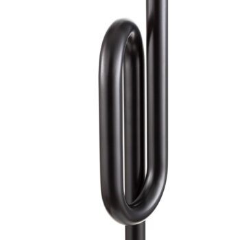 Foscarini Tobia terra stojaca LED lampa, čierna