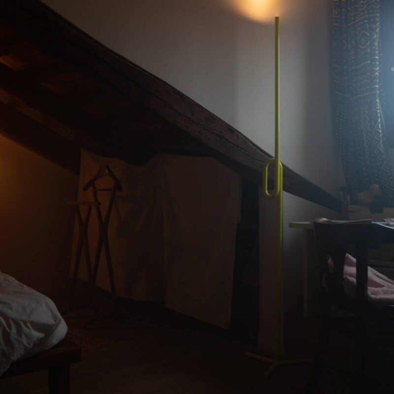 Foscarini Tobia terra stojaca LED lampa, žltá Foscarini Tobia terra stojaca LED lampa, žltá